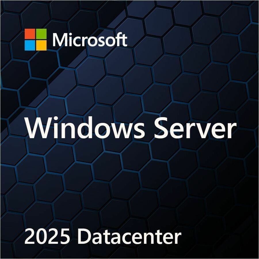 Microsoft Windows Server 2025 Datacenter Edition 64-bit - License - 16 Core Microsoft Windows Server 2025 Datacenter Edition 64-bit - License - 16 Core